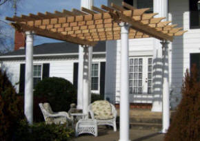 Savannah cedar pergola by Decks NJ .com